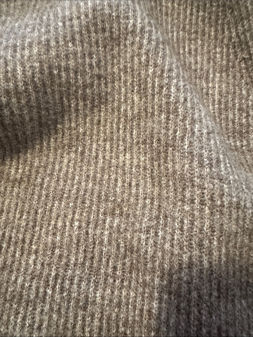 H&M Taupe Teddy Ribbed Open-Front Jacket - Picture 4 of 4